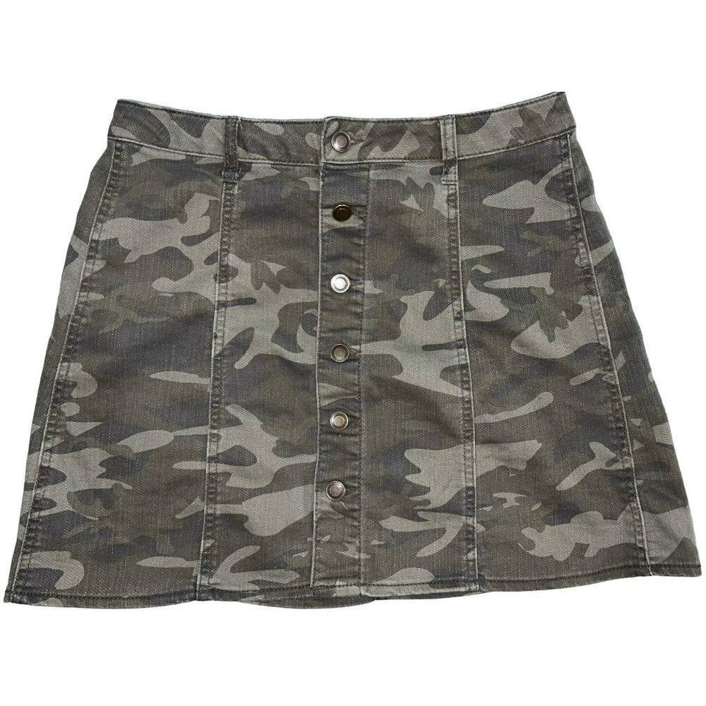 Camo Denim Skirt (8)